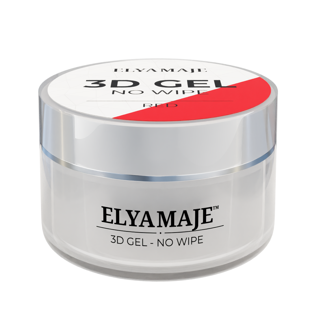 Red – 3D gel – No wipe – ElyaMaje — Liss Cosmétique