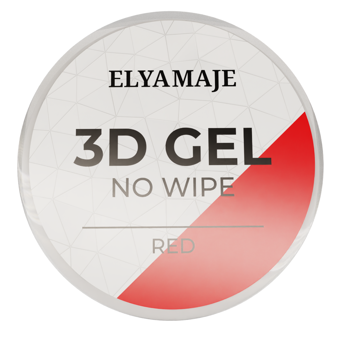 Red – 3D gel – No wipe – ElyaMaje — Liss Cosmétique