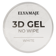 White – 3D gel – No wipe – ElyaMaje — Liss Cosmétique