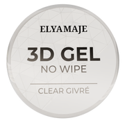 Clear Givré – 3D gel – No wipe – ElyaMaje — Liss Cosmétique