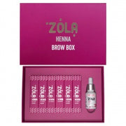 Coffret 6 teintures henné sourcils + huile à sourcils - Zola — Liss Cosmétique