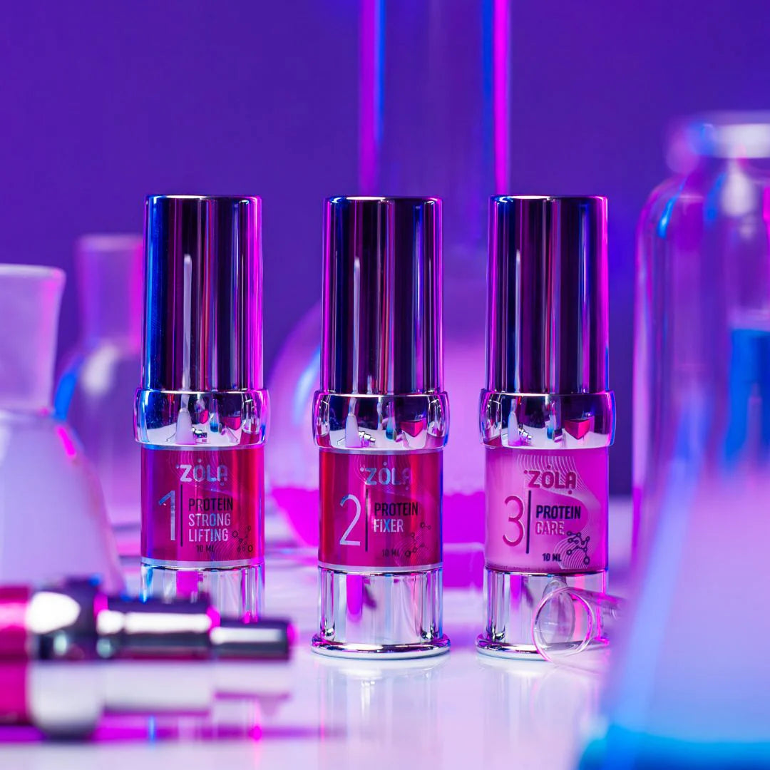 Kit rehaussement de cils et browlift  Zola - protein reconstruction system — Liss Cosmétique