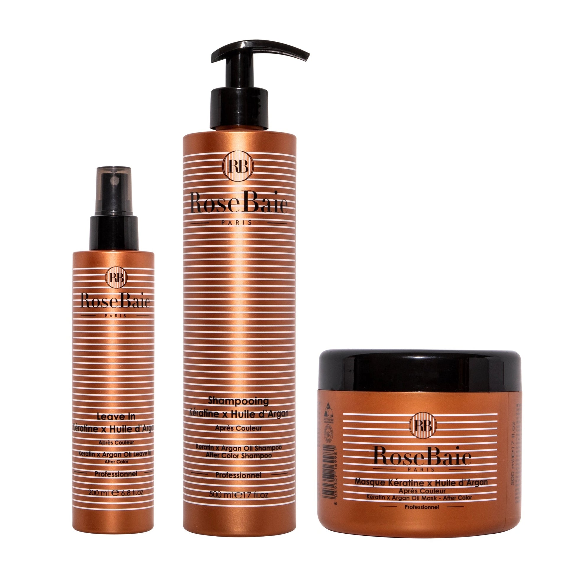6 Routine Argan & Kératine - Protection Des Cheveux Colorés Et Méchés — Liss Cosmétique