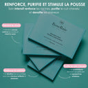 LOT DE 6 BOITE D'AMPOULES CURE ANTI-CHUTE RICIN & KÉRATINE - STIMULE LA POUSSE, PURIFIE ET RENFORCE